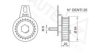 ALFA 60608908 Tensioner Pulley, timing belt